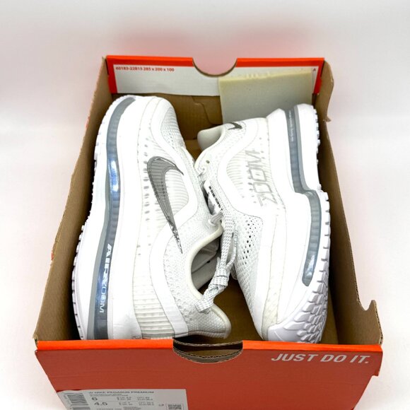 Amazon.com | Nike Pegasus Premium Women Nike Womens Pegasus Premium Shoes White Metallic Sz 6 New Running HQ2593-102